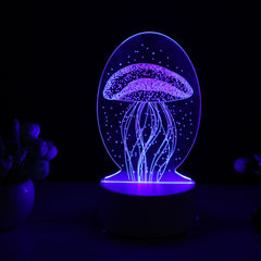 Creative LED Cartoon Night Light for Bedroom (3D)