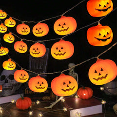 🎃 Magical Pumpkin String Lights – Cozy Halloween Home Décor