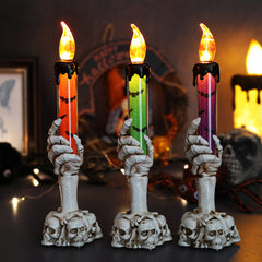 Day of the Dead Skull Lamp – Spooky Halloween Gift & Decor