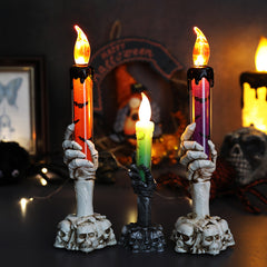Day of the Dead Skull Lamp – Spooky Halloween Gift & Decor