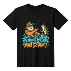 Fishing is Cool and So Am I – Happy Angler Unisex T-Shirt