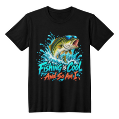 Fishing is Cool and So Am I - Bass Fishing Unisex T-Shirt