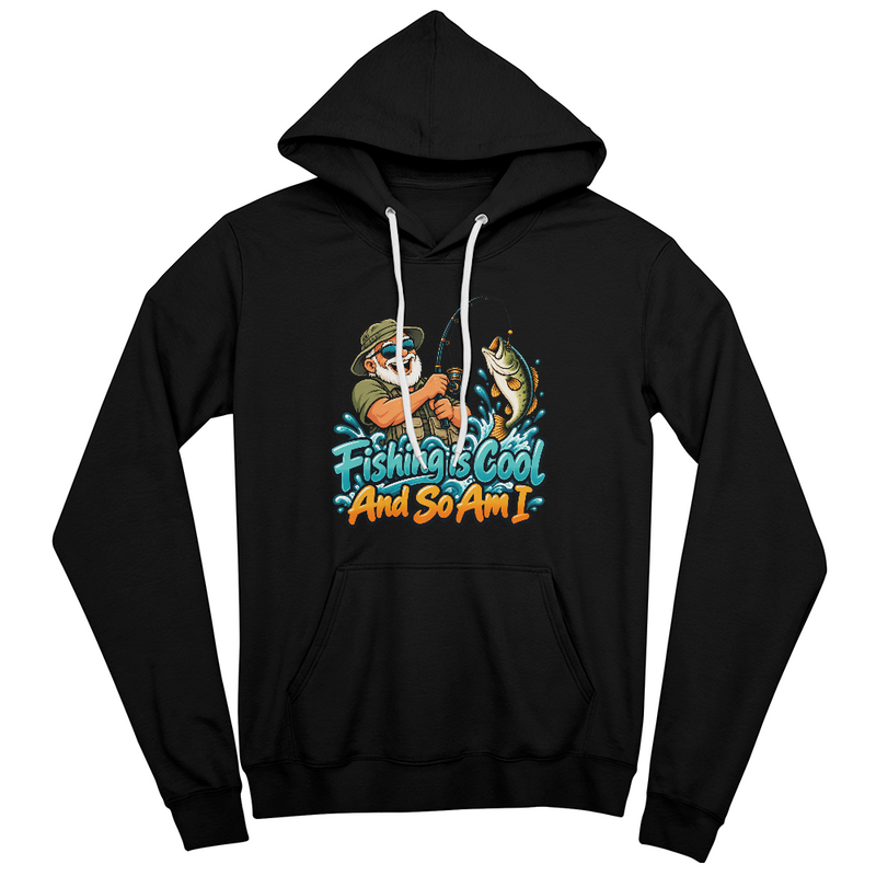 Fishing is Cool and So Am I – Happy Angler Unisex Hoodie