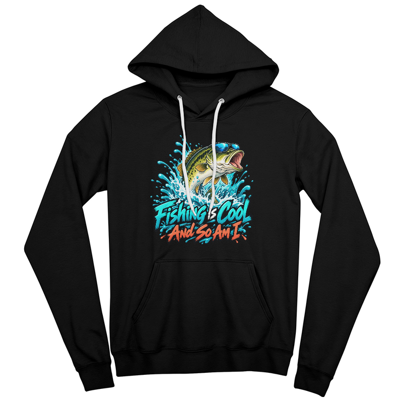 Fishing is Cool and So Am I – Cool Bass Unisex Hoodie