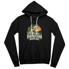 Fishing is Cool and So Am I – Sunset Bass Unisex Hoodie