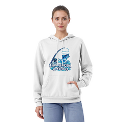 Fishing is Cool and So Am I – Blue Rod Unisex Hoodie