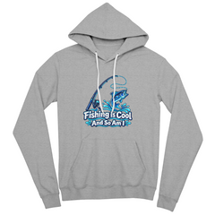 Fishing is Cool and So Am I – Blue Rod Unisex Hoodie