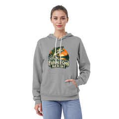 Fishing is Cool and So Am I – Sunset Bass Unisex Hoodie