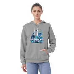 Fishing is Cool and So Am I – Blue Rod Unisex Hoodie