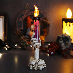 Day of the Dead Skull Lamp – Spooky Halloween Gift & Decor